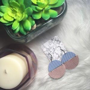 Rose Gold & Periwinkle Layered